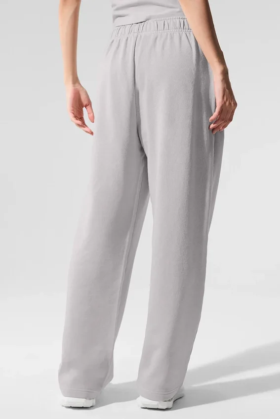 Washed Accolade joggingbroek met rechte pijpen - Grey Sky Wash