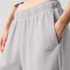 Washed Accolade joggingbroek met rechte pijpen - Grey Sky Wash