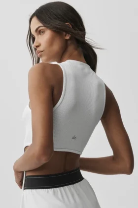 Wellness Rib Flaunt Tank – Wit