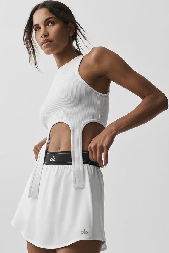Wellness Rib Flaunt Tank - Wit