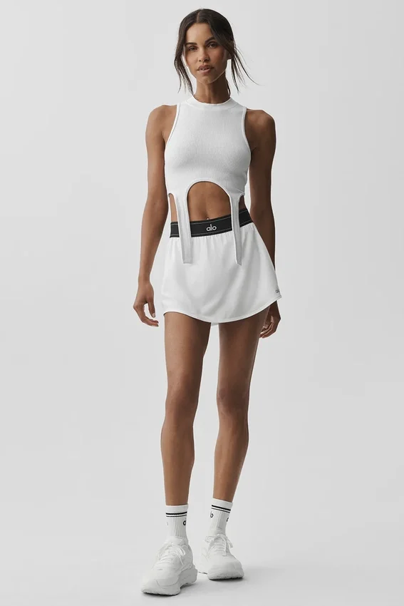 Wellness Rib Flaunt Tank - Wit