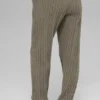 Winter Bliss-broek met kabelpatroon - Licht cacao