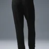 Winter Bliss-broek met kabelpatroon - Zwart