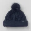 Winter Bliss-mutsen met kabelpatroon - marineblauw
