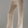 Winter Magic kasjmier broek met wijde pijpen - Flax Heather