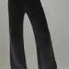 Winter Magic kasjmier broek met wijde pijpen - Zwart