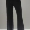 Winter Magic kasjmier broek met wijde pijpen - Zwart