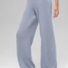 Wollen kasjmier High-Waist broek met wijde pijpen uit de New Class-collectie – Winter Frost