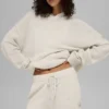 Wollen kasjmier New Class-Hoodie - Bone Heather
