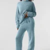 Wollen kasjmier New Class Joggingbroek - Celestial Blue Granite Heather