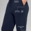 Wollen kasjmier New Class Joggingbroek - Navy