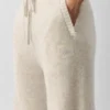 Wollen kasjmier New Class Joggingbroek - Oatmeal Heather