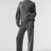 Wollen kasjmier New Class-joggingbroek - Platina-grijs