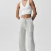 Wollen kasjmier New Class Joggingbroek - White Heather