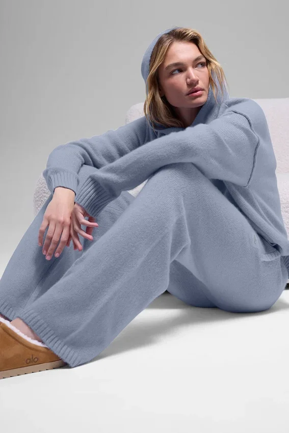 Wollen kasjmier New Class Joggingbroek - Winter Frost