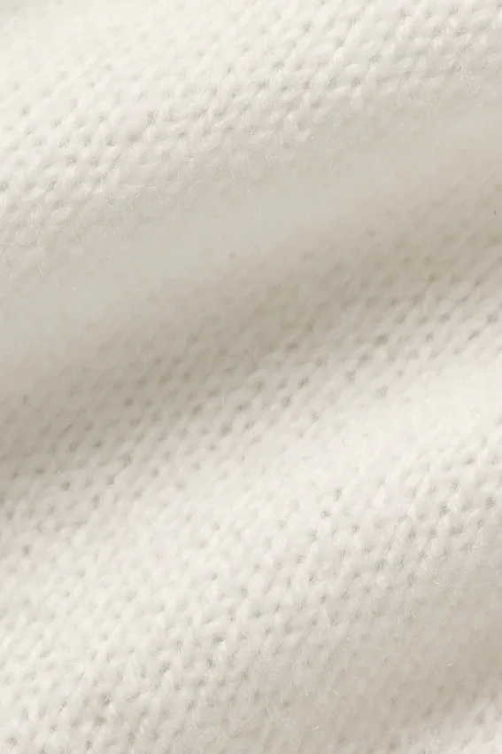 Wollen kasjmier New Class kort vest - Ivoor