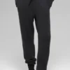 Wool Cashmere High-Waist New Class Jogger - Zwart