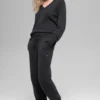 Wool Cashmere High-Waist New Class Jogger - Zwart