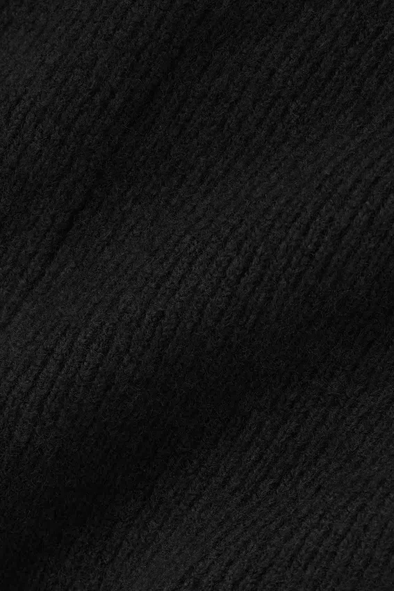 Wool Cashmere High-Waist New Class Jogger - Zwart