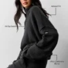 Wool Cashmere New Class 1/4 Zip-trui - Zwart