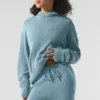 Wool Cashmere New Class Hoodie - Celestial Blue Granite Heather