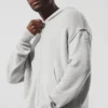 Wool Cashmere New Class Hoodie met volledige ritssluiting - Pearl Grey Heather