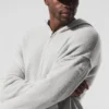 Wool Cashmere New Class Hoodie met volledige ritssluiting - Pearl Grey Heather