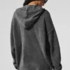 Wool Cashmere New Class Hoodie met volledige ritssluiting - Platinum Grey