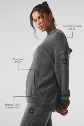 Wool Cashmere New Class Hoodie – Platinum Grey