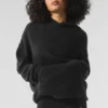 Wool Cashmere New Class Hoodie - Zwart