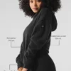 Wool Cashmere New Class Hoodie - Zwart