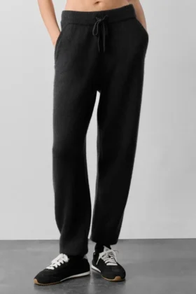 Wool Cashmere New Class Joggingbroeken - Zwart