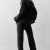 Wool Cashmere New Class Joggingbroeken - Zwart