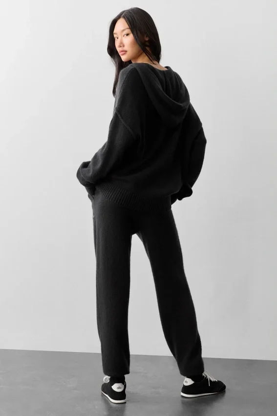 Wool Cashmere New Class Joggingbroeken - Zwart