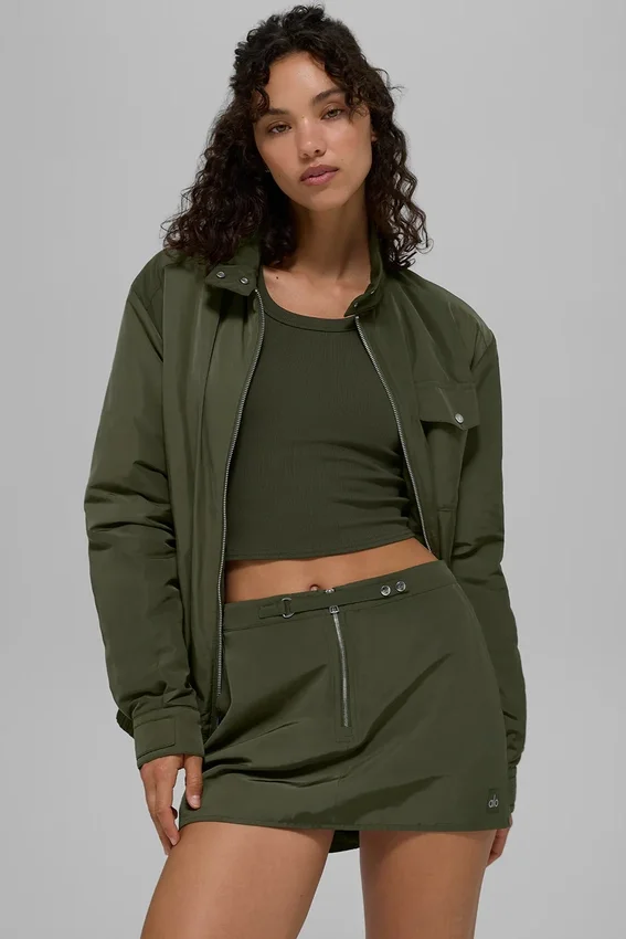 Work It Bomber - Groen olijfgroen
