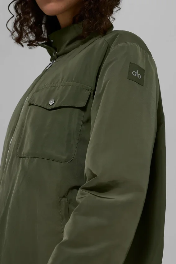 Work It Bomber - Groen olijfgroen