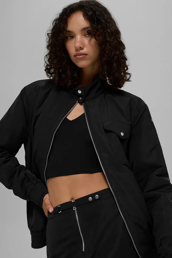 Work It-bomberjack - Zwart