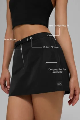 Work It-minirok – Zwart