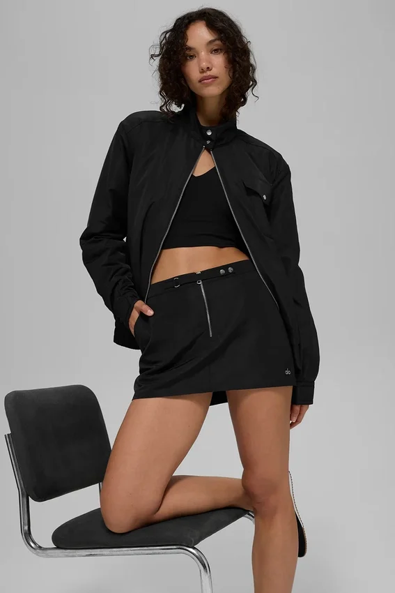 Work It-minirok - Zwart
