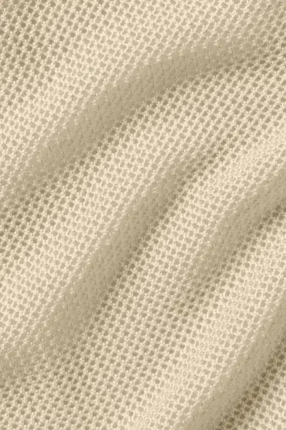 Zijden kasjmier Heatwave-korte broek met middelhoge taille – zandbeige
