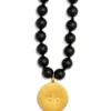 Zwarte onyx mala-ketting