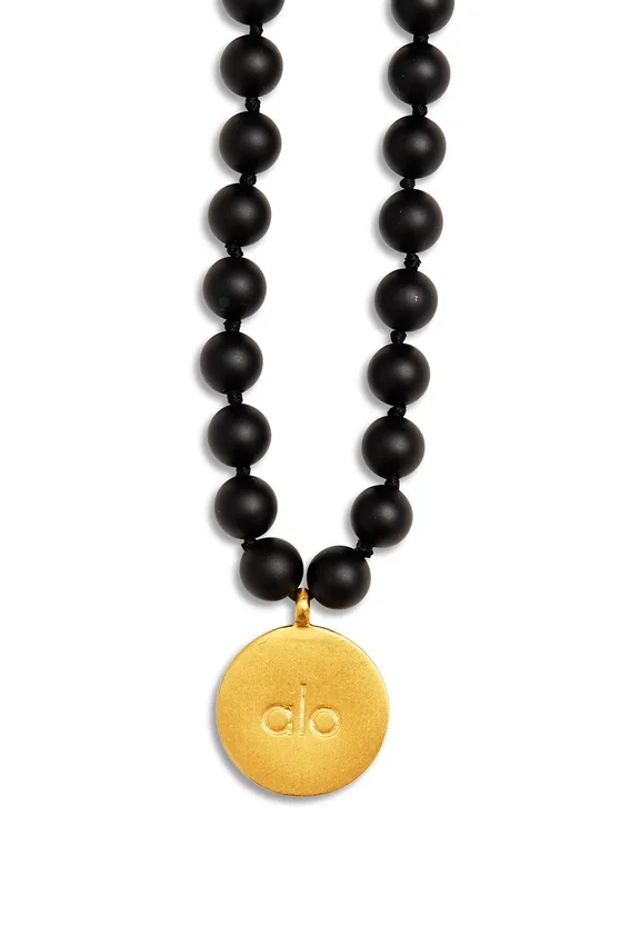 Zwarte onyx mala-ketting